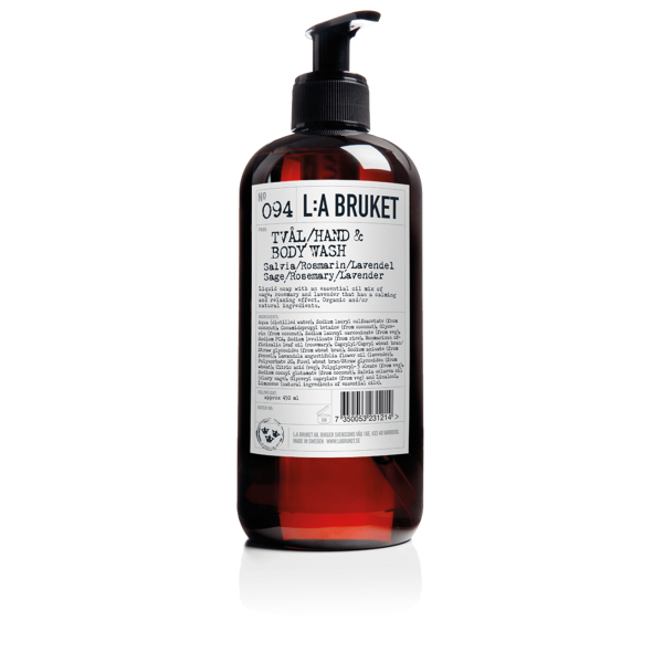 No. 094 Hand & Body Wash Sage/Rosemary/Lavender