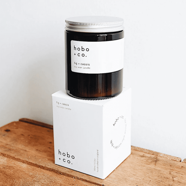 Fig + Cassis Essential Oil Candle 180ml