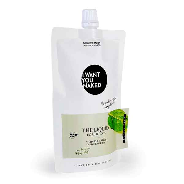 THE LIQUID For Heroes mit Limette & Minze 1000ml Refill