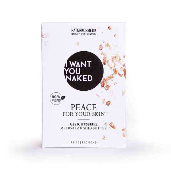 PEACE FOR YOUR SKIN Gesichtsseife mit Meersalz & Sheabutter