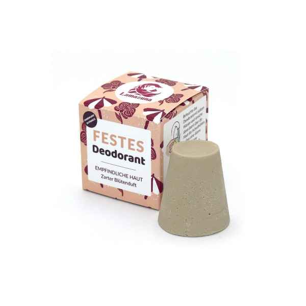 Festes Deodorant für empfindliche Haut zarter Blütenduft