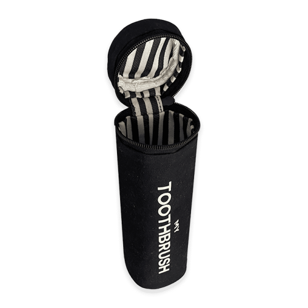 Kosmetiktasche "My Toothbrush", schwarz