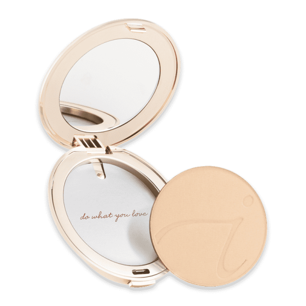 Jane Iredale Puderdose leer gold