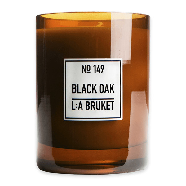 black oak la bruket, candle, cedar candle, cedarwood vanilla candle, duftkerze glas, duftkerze zedernholz, la bruket black oak candle