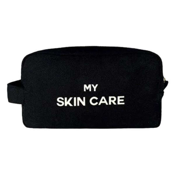 Beauty Bag "Skin Care" schwarz
