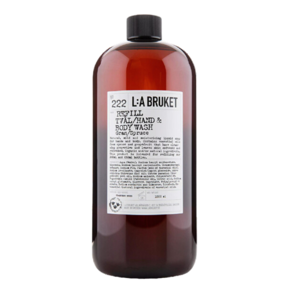 No. 222 Hand & Body Wash Spruce Refill