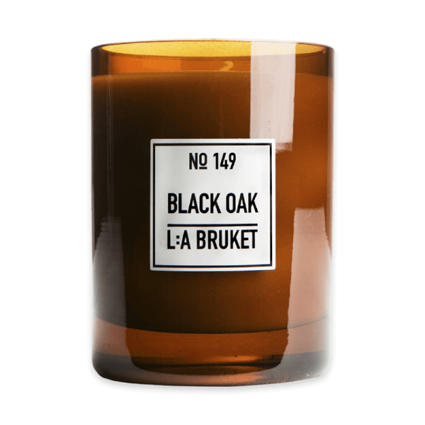 black oak la bruket, candle, cedar candle, cedarwood vanilla candle, duftkerze glas, duftkerze zedernholz, la bruket black oak candle