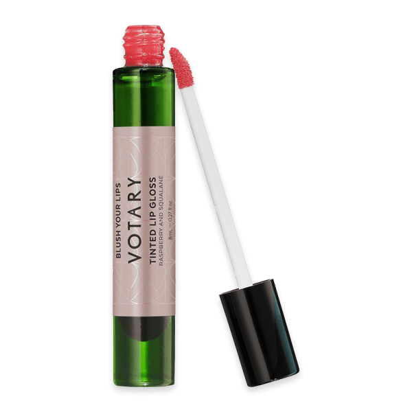 Tinted Lip Gloss, Raspberry & Squalane 8ml