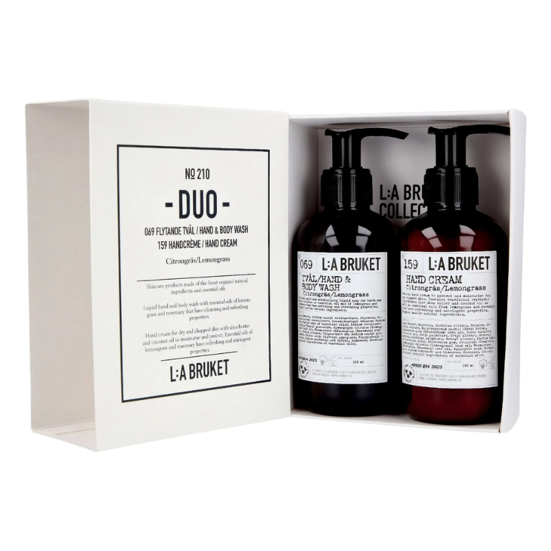 No. 210 Duo Kit Liquid Soap & Hand Cream Lemongrass MHD